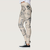 無くなった宝物の島 レギンス (左)