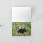 無くなった帽子およびBluebonnets カード (内部)