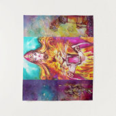 無くなった影/強さの剛毅のTAROTS タペストリー (正面)