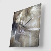 無くなった湖の台所時計 スクエア壁時計 (傾斜)