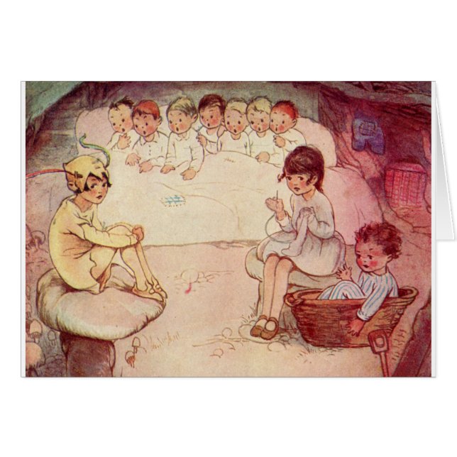 無くなった男の子と地下ピーターパンおよびウェンディー (正面横)