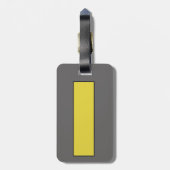 無くなった空港方向、飛行機の試験飛行士 ラゲッジタグ (裏面縦)