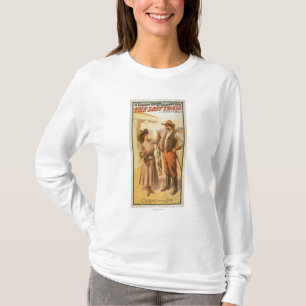無くなった道の喜劇-西部女性の採取 Tシャツ
