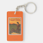 無くなった道-喜劇の戯曲西部の生命 キーホルダー (裏面)