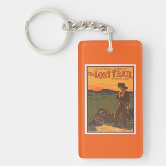 無くなった道-喜劇の戯曲西部の生命 キーホルダー (正面)