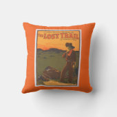 無くなった道-喜劇の戯曲西部の生命 クッション (裏面)