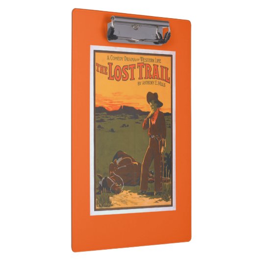 無くなった道-喜劇の戯曲西部の生命 クリップボード (右)