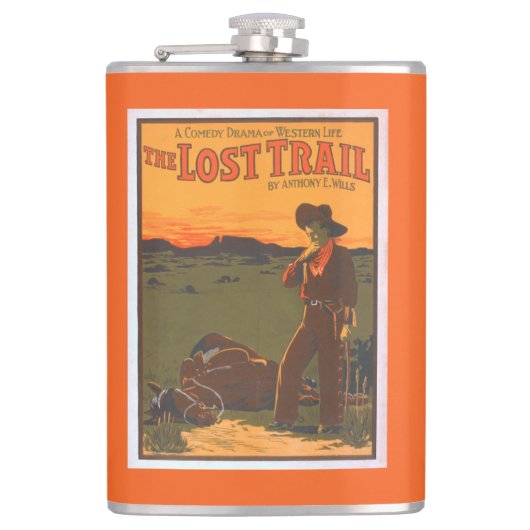 無くなった道-喜劇の戯曲西部の生命 フラスク (正面)