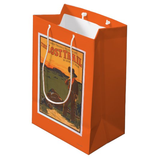 無くなった道-喜劇の戯曲西部の生命 ミディアムペーパーバッグ (裏面アングル)