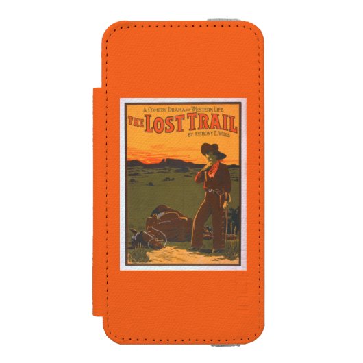 無くなった道-喜劇の戯曲西部の生命 INCIPIO iPhoneウォレットケース (フォリオ 正面)