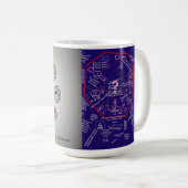 無くなったDharmaはマグおよび秘密の送風ドアの地図を配置します コーヒーマグカップ (正面右)