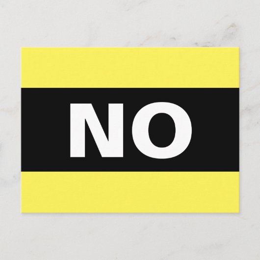 無はっきりしたシンプル色澄ん白黒 ポストカード (正面)