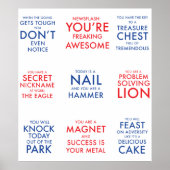 無やる気を起こさせる気のポインスパイアースター ポスター (正面)