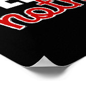 「無より良い」プリント ポスター (角)