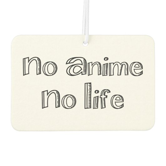 無アニメ カーエアーフレッシュナー (裏面)