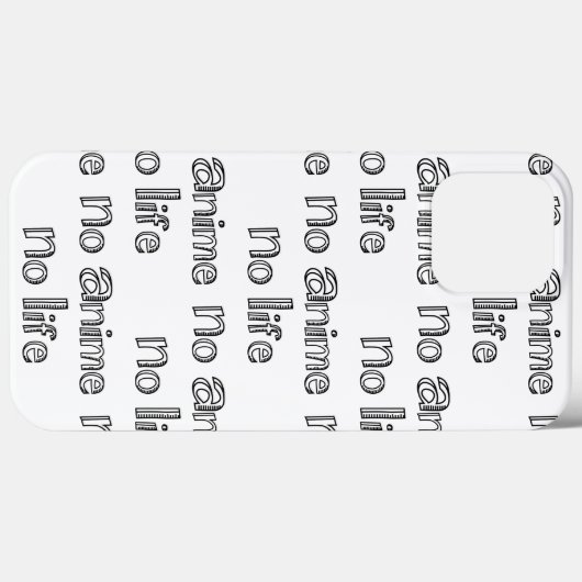 無アニメ Case-Mate iPhoneケース (裏面 (横))