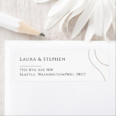 無エレガント中性の対結婚差出人住所 ラベル (インサイチュ)