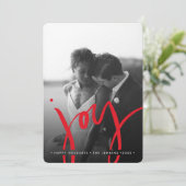 無エレガント時のシンプル喜び | 赤休日の写真 シーズンカード (スタンド正面)