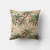 無クール気に料のジャジーパームツリー クッション (裏面)