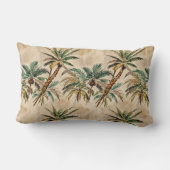 無クール気に料のジャジーパームツリー ランバークッション (裏面)