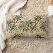 無クール気に料のジャジーパームツリー ランバークッション (ブランケット)