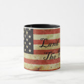 無グランジ料のマグランド米国国旗 マグカップ (中央)