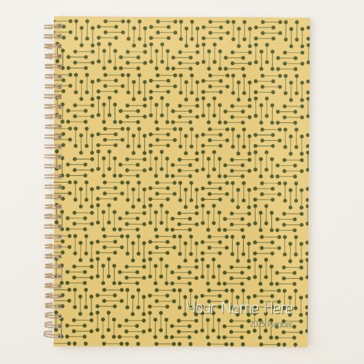 無パターン(の模様が)ある料のカレンダーとプランナー プランナー手帳 (正面)