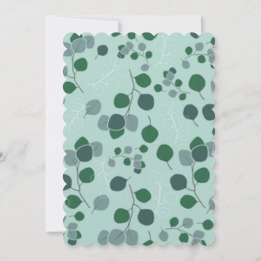 無パーソナライズされた年の結婚の提案 招待状 (裏面)