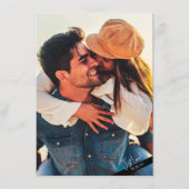 無ファンシーモダンカジュアル結婚詳細 エンクロージャーカード (裏面)