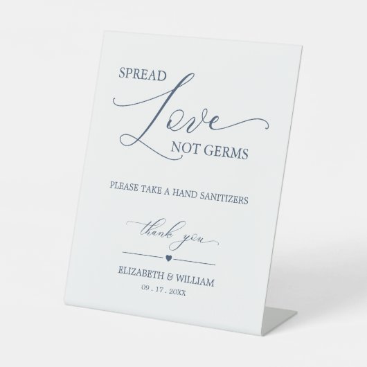 無ミニマル菌の愛を広める海軍の書道 台座サイン (正面)