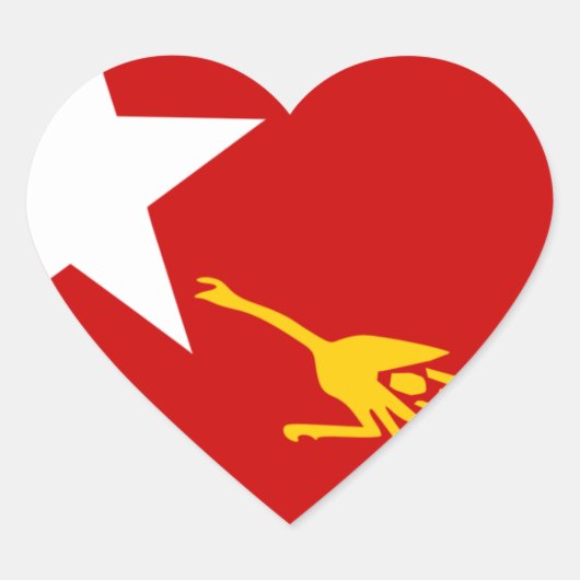 無乳腺症 ハートシール (正面)