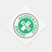 無事故の賞 スタンダードランチョンナプキン (角)