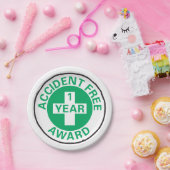 無事故の賞 ペーパープレート (パーティー)