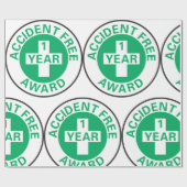 無事故の賞 ラッピングペーパー (フラット)