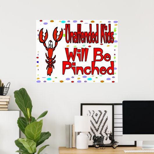 無人の子供 ポスター (ホームオフィス)