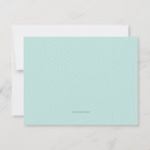 無人化されたビーチ結婚アフターズブレックファースト招待状 招待状 (裏面)