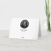 無人島の挨拶状 カード (裏面)