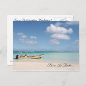 無人楽園 – 日付のポストカードを保存 案内ポストカード (正面/裏面)