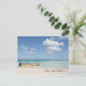 無人楽園 – 日付のポストカードを保存 案内ポストカード (スタンド正面)