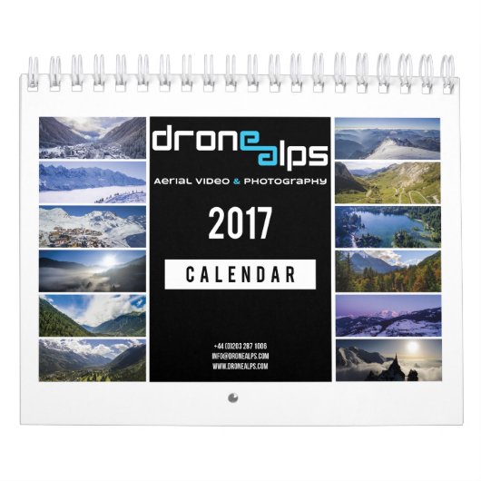 無人機のアルプス2017年 カレンダー (カバー)