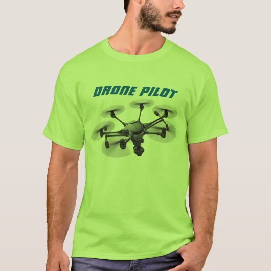 無人機のパイロット Tシャツ (正面)