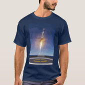 無人機の船のSpaceXロケットのやっていく着陸 Tシャツ (正面)