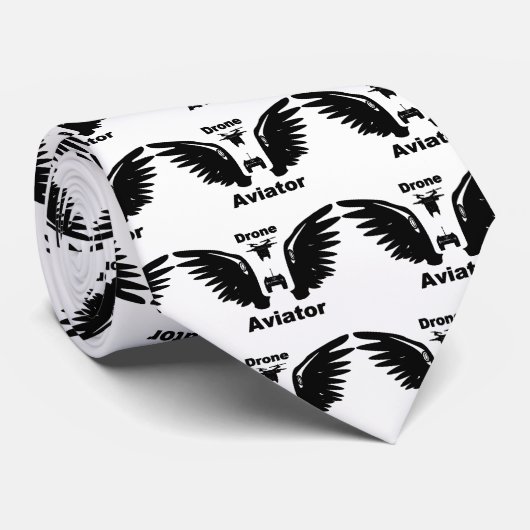 無人機の飛行士 ネクタイ (ロール)
