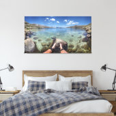 無人湖 – シエラ キャンバスプリント (インサイチュ (寝室))