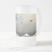 無人素晴らし機が神奈川を離れる フロストグラスビールジョッキ (正面右)