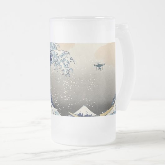 無人素晴らし機が神奈川を離れる フロストグラスビールジョッキ (正面右)