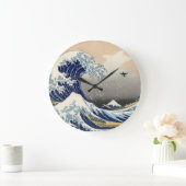 無人素晴らし機が神奈川を離れる ラージ壁時計 (ホーム)