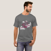 無人航空機の活動シンボルドローン Tシャツ (正面フル)