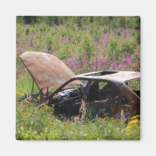 無人車マグネット マグネット (正面)