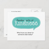 無作為な親切な行為 ポストカード (正面/裏面)